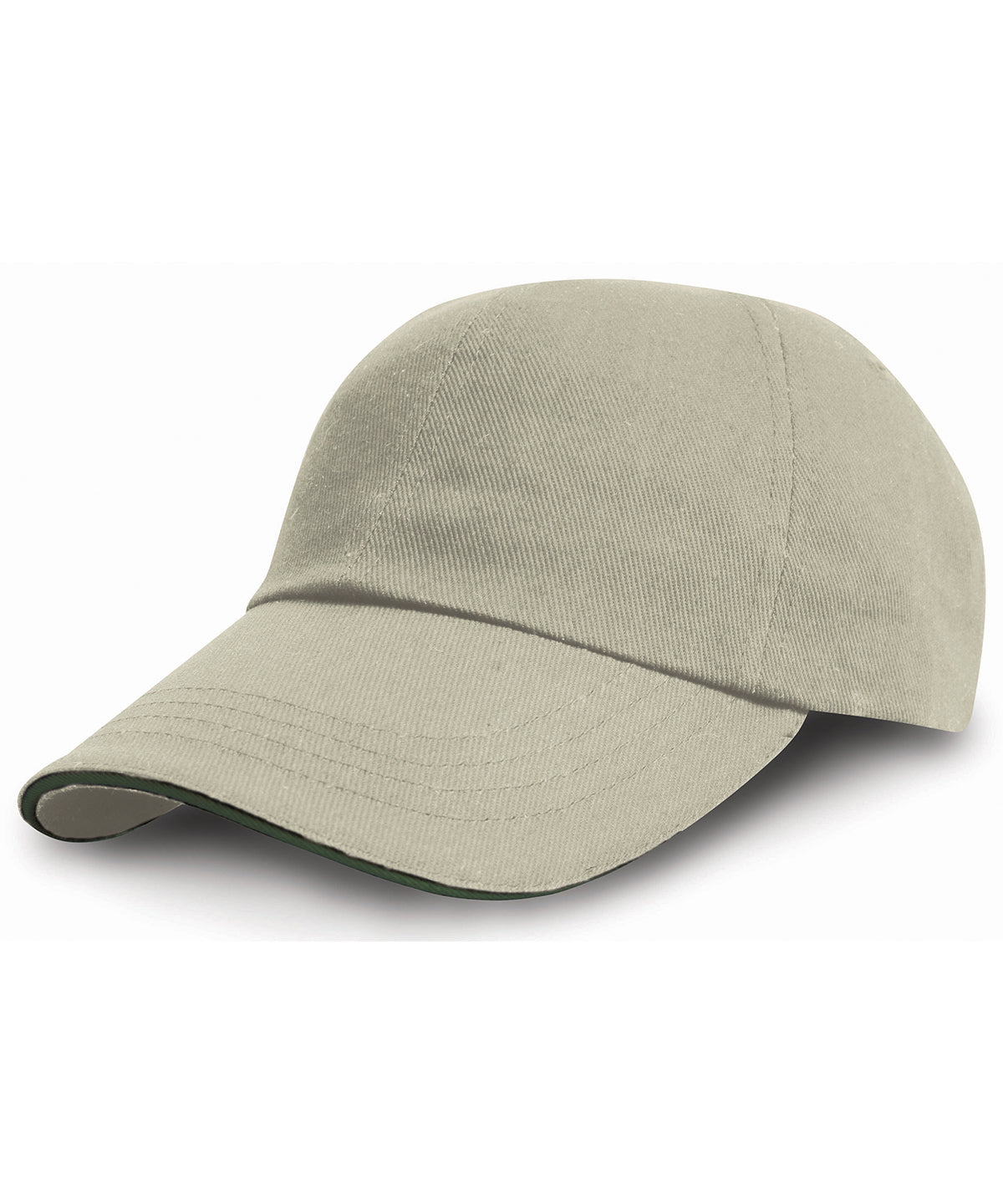 Heavy Cotton Drill Prostyle Caps with Sandwich Peak
