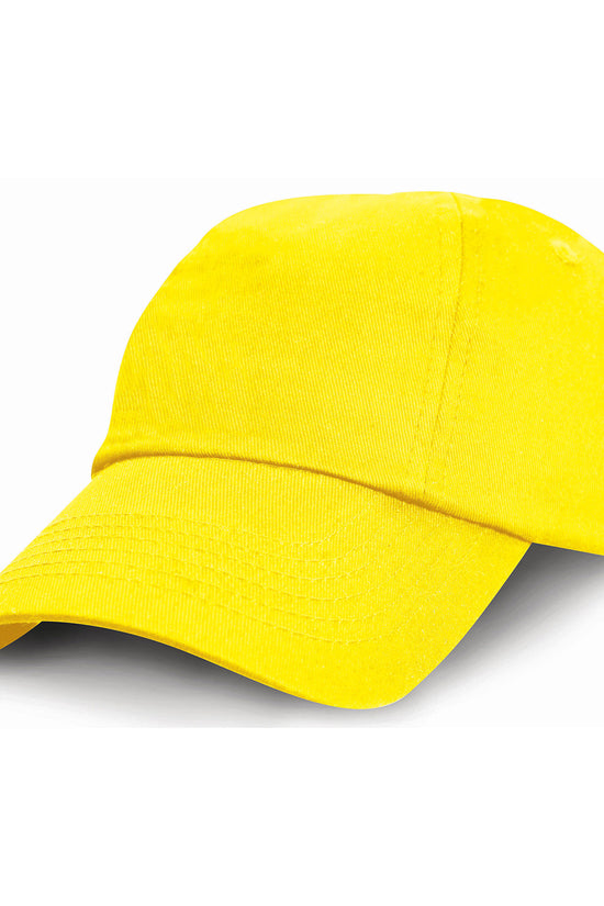 Junior Low Profile Cotton Cap for Kids 6 Panel PreCurved Peak