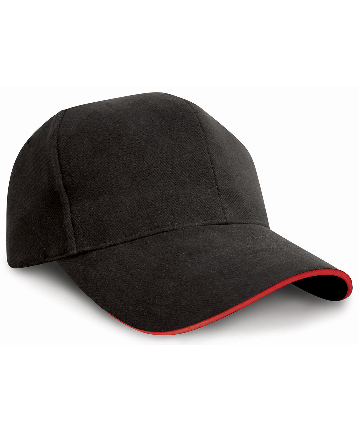 Heavy Cotton Cap with Sandwich Peak Unisex Adult Caps