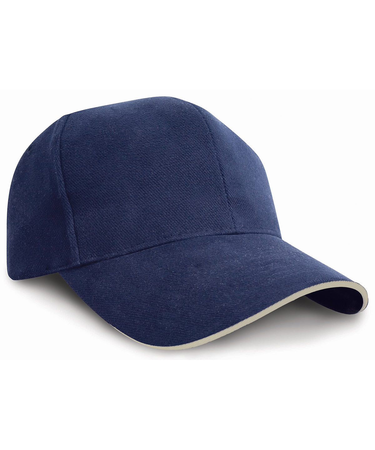 Heavy Cotton Cap with Sandwich Peak Unisex Adult Caps