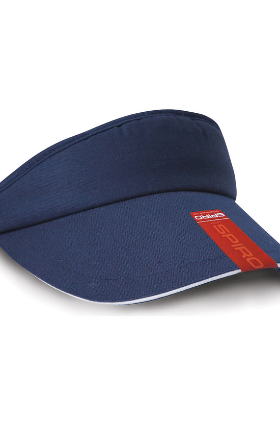 Stylish Herringbone Sun Visor with Sandwich Peak Cap