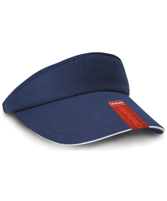 Stylish Herringbone Sun Visor with Sandwich Peak Cap