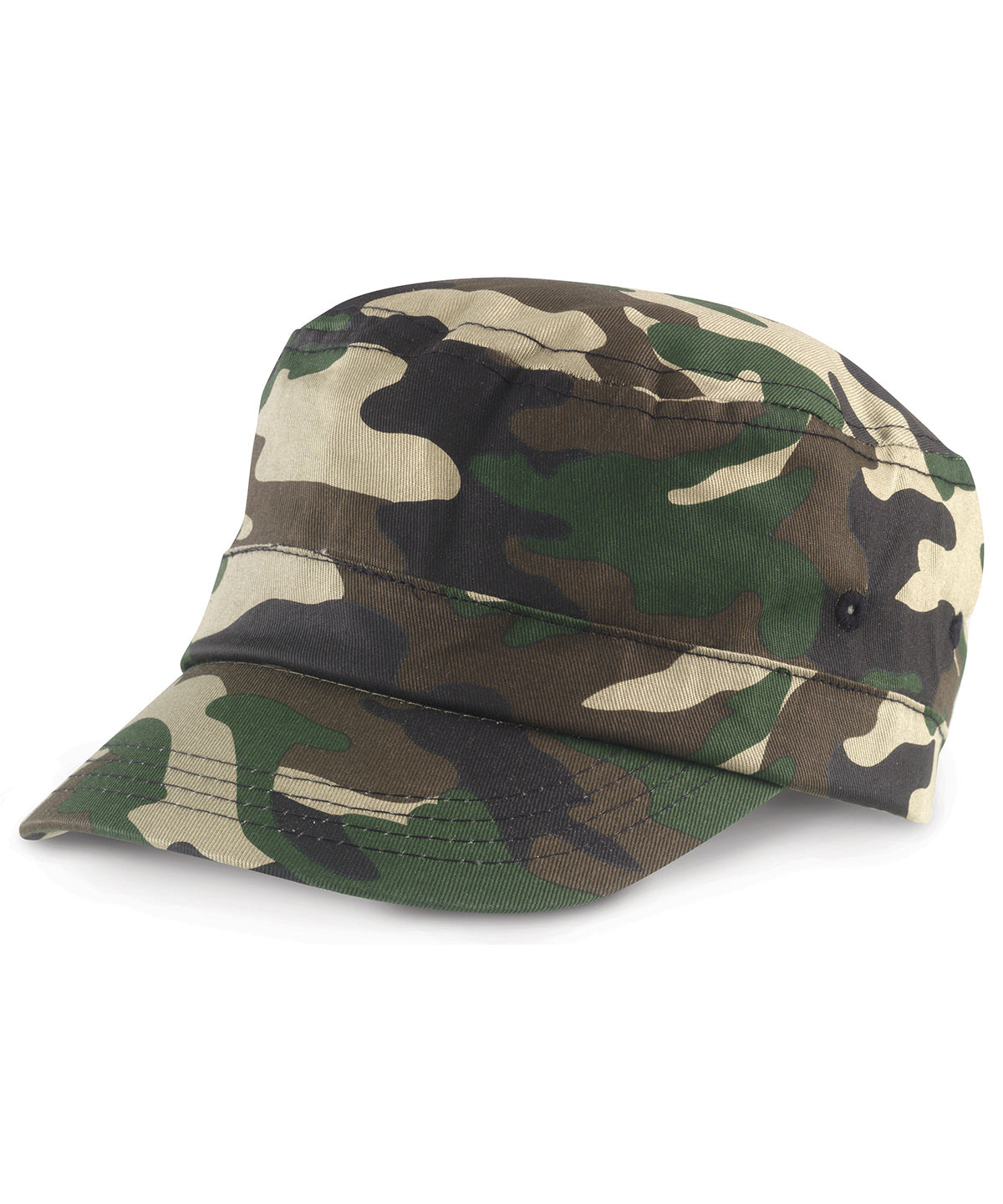 Urban Camo Cap with PreCurved Peak and Antique Brass Buckle