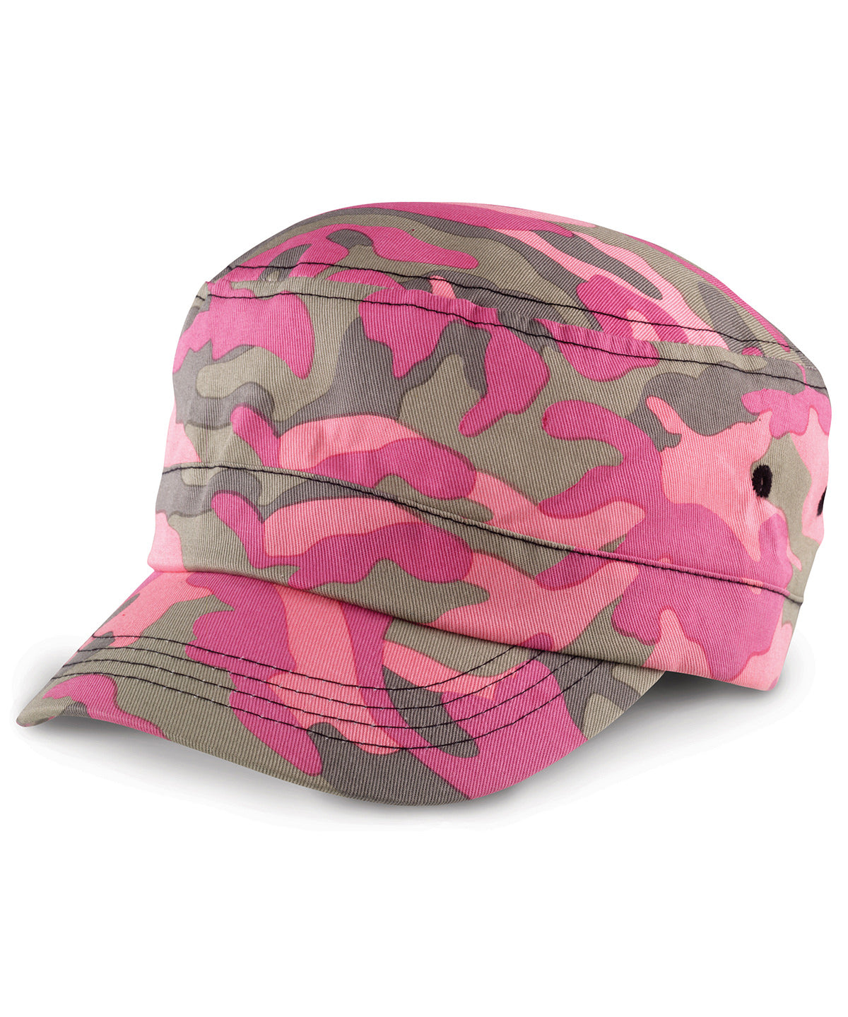 Urban Camo Cap with PreCurved Peak and Antique Brass Buckle