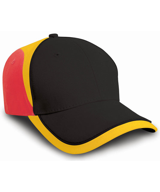 Result National Cap 6Panel Contrast Detail Easy Tear Adjuster