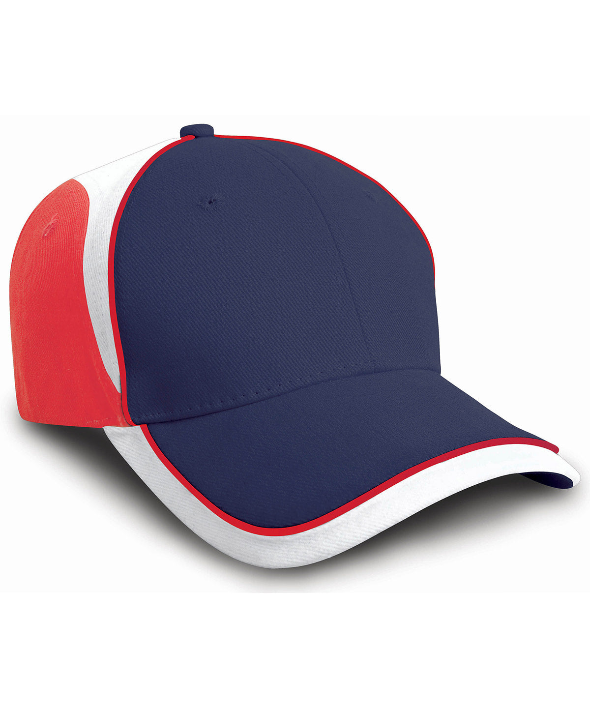 Result National Cap 6Panel Contrast Detail Easy Tear Adjuster
