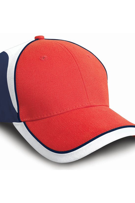 Result National Cap 6Panel Contrast Detail Easy Tear Adjuster