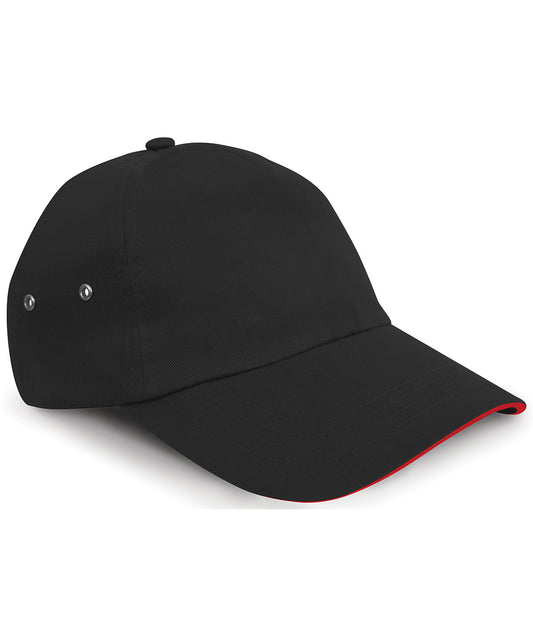 Result Headwear Plush Cotton 5Panel Cap