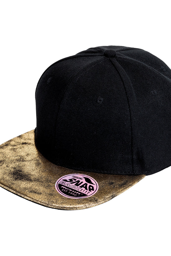 Bronx Glitter Flat Peak Snapback Cap Unisex Adult Headwear