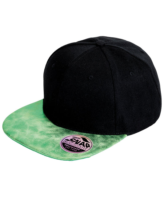 Bronx Glitter Flat Peak Snapback Cap Unisex Adult Headwear