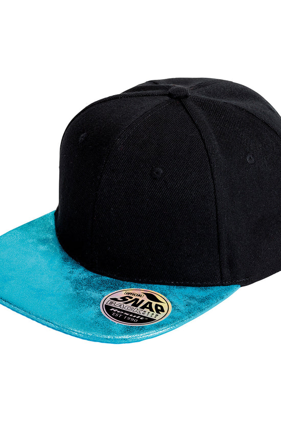 Bronx Glitter Flat Peak Snapback Cap Unisex Adult Headwear