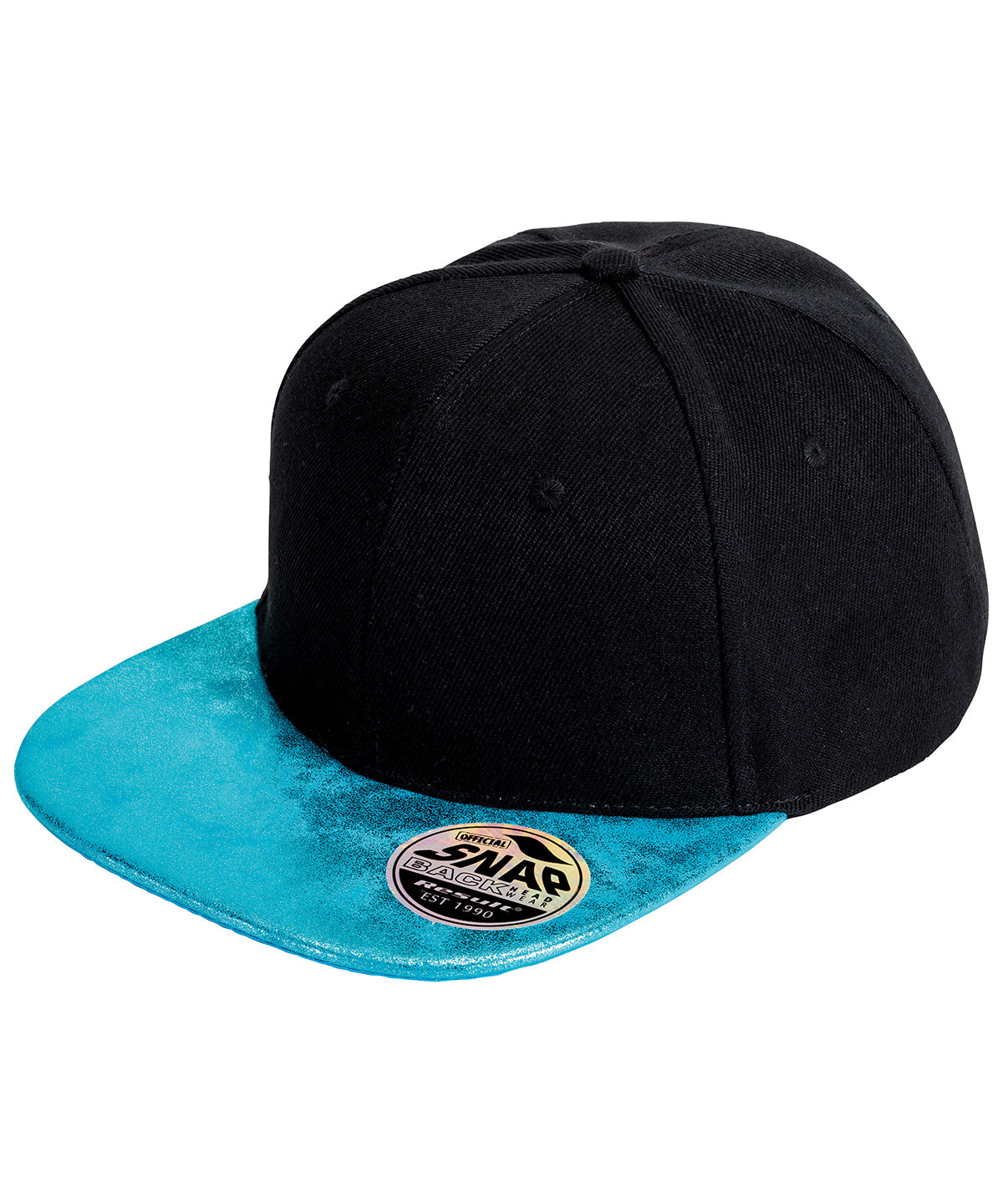 Bronx Glitter Flat Peak Snapback Cap Unisex Adult Headwear