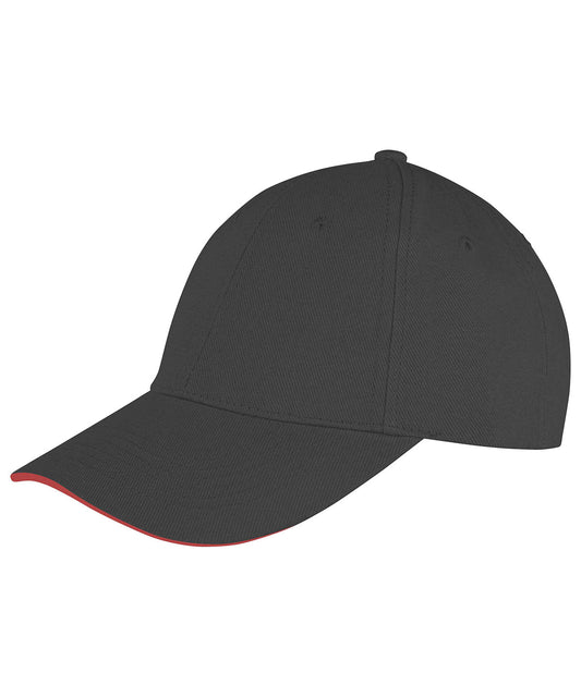 Memphis Brushed Cotton LowProfile Sandwich Peak Cap