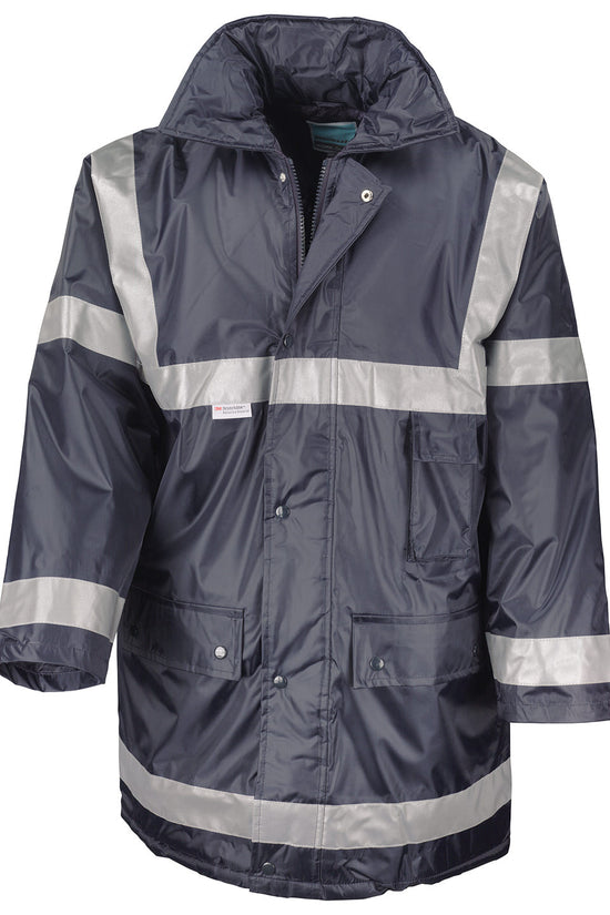 Heavy Duty HiViz Management Coat for Male Safetywear