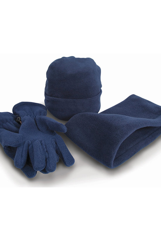 Classic 3Piece Fleece Winter Accessory Set Result Polartherm