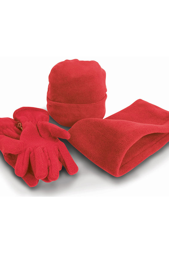 Classic 3Piece Fleece Winter Accessory Set Result Polartherm