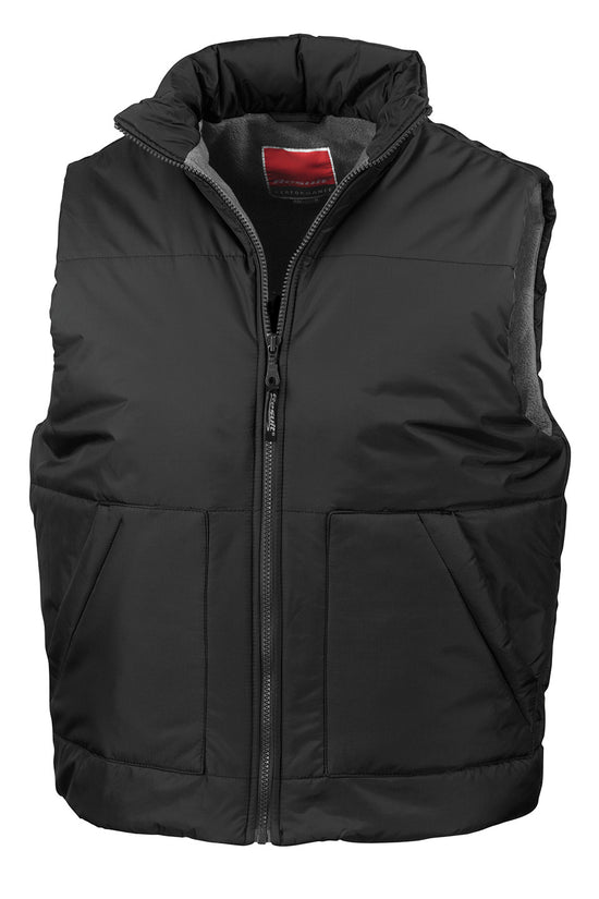 Mens Fleecelined Bodywarmer with Deep Armholes