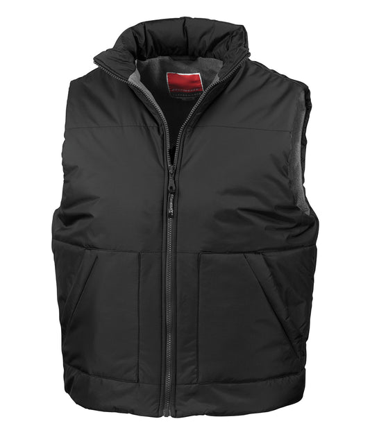 Mens Fleecelined Bodywarmer with Deep Armholes