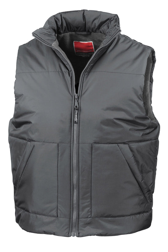 Mens Fleecelined Bodywarmer with Deep Armholes