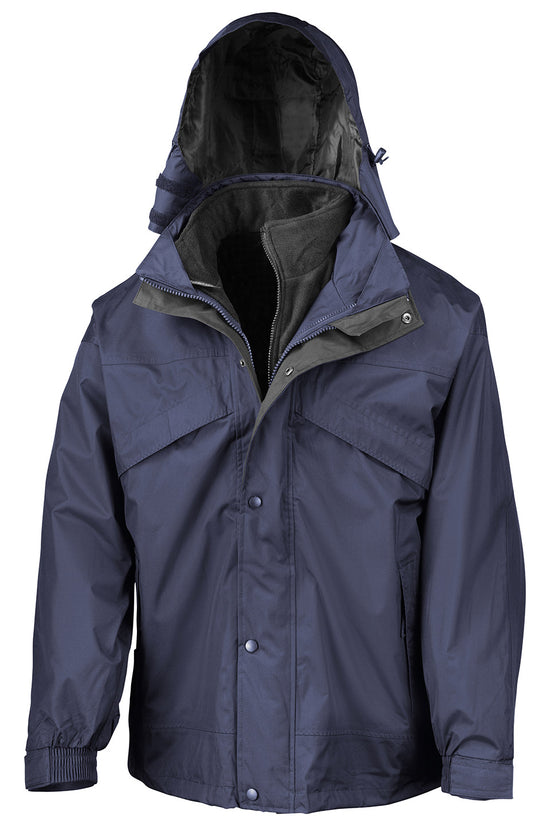 3in1 Zip and Clip Jacket for Men Plus Sizes