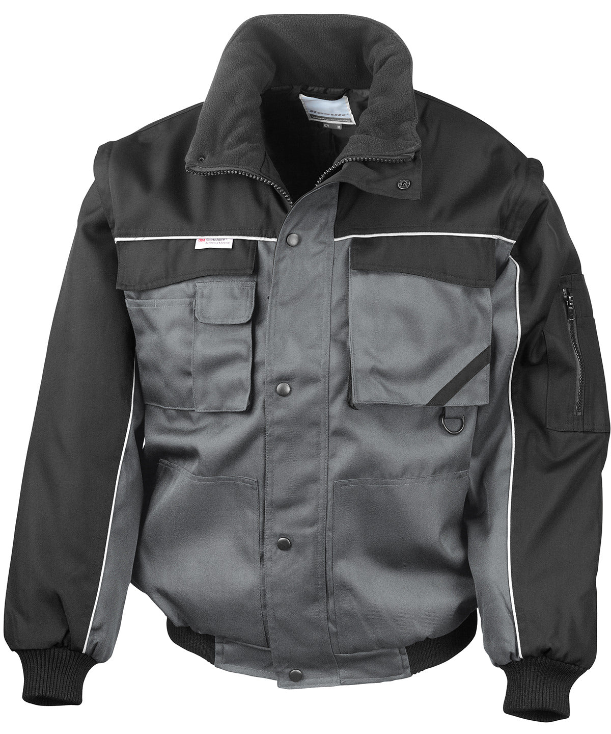 Heavy Duty Pilot Jacket with Zipout Sleeves