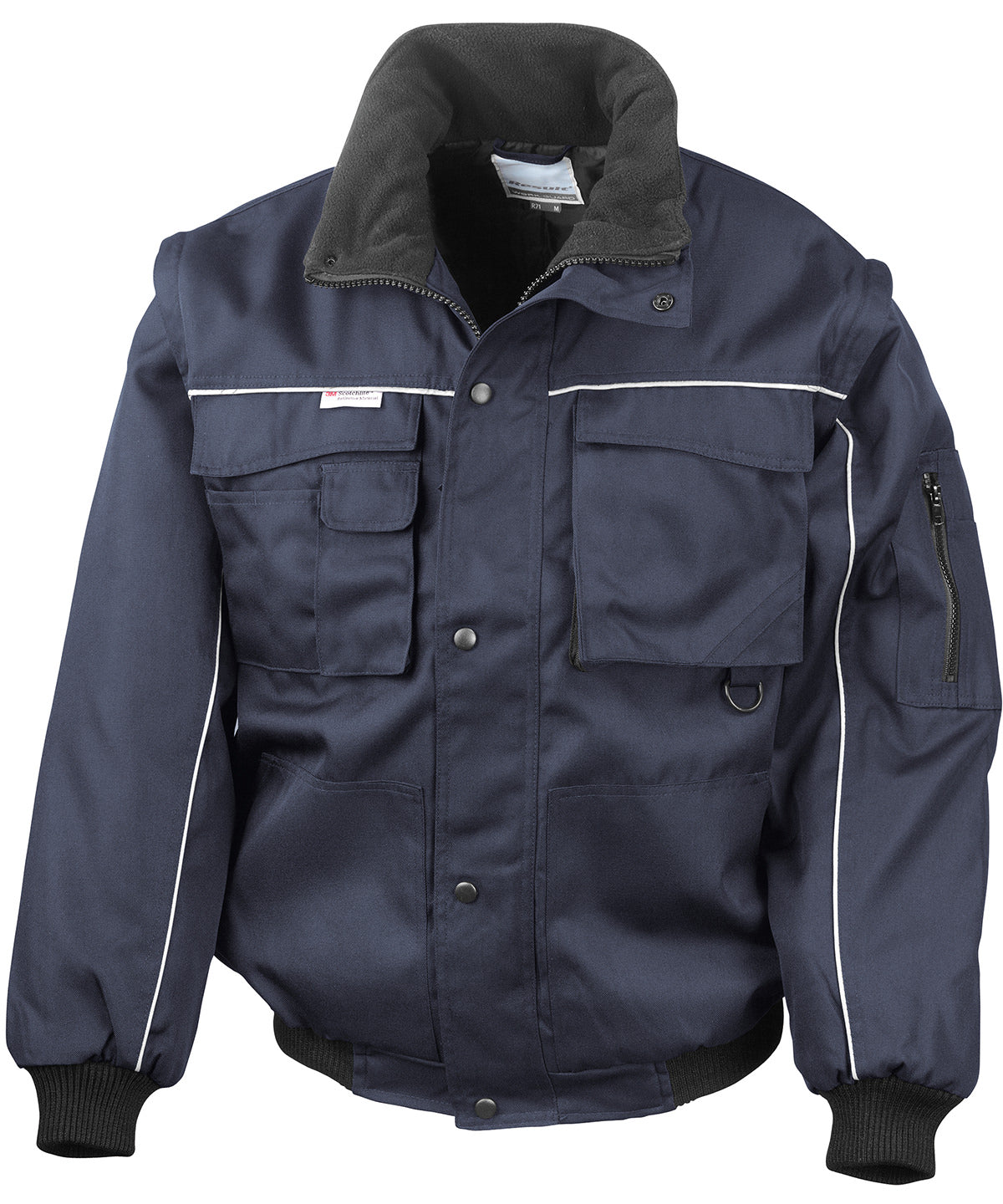Heavy Duty Pilot Jacket with Zipout Sleeves