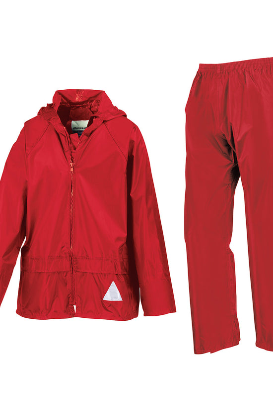 Junior Waterproof Jacket and Trouser Set for Unisex Kids