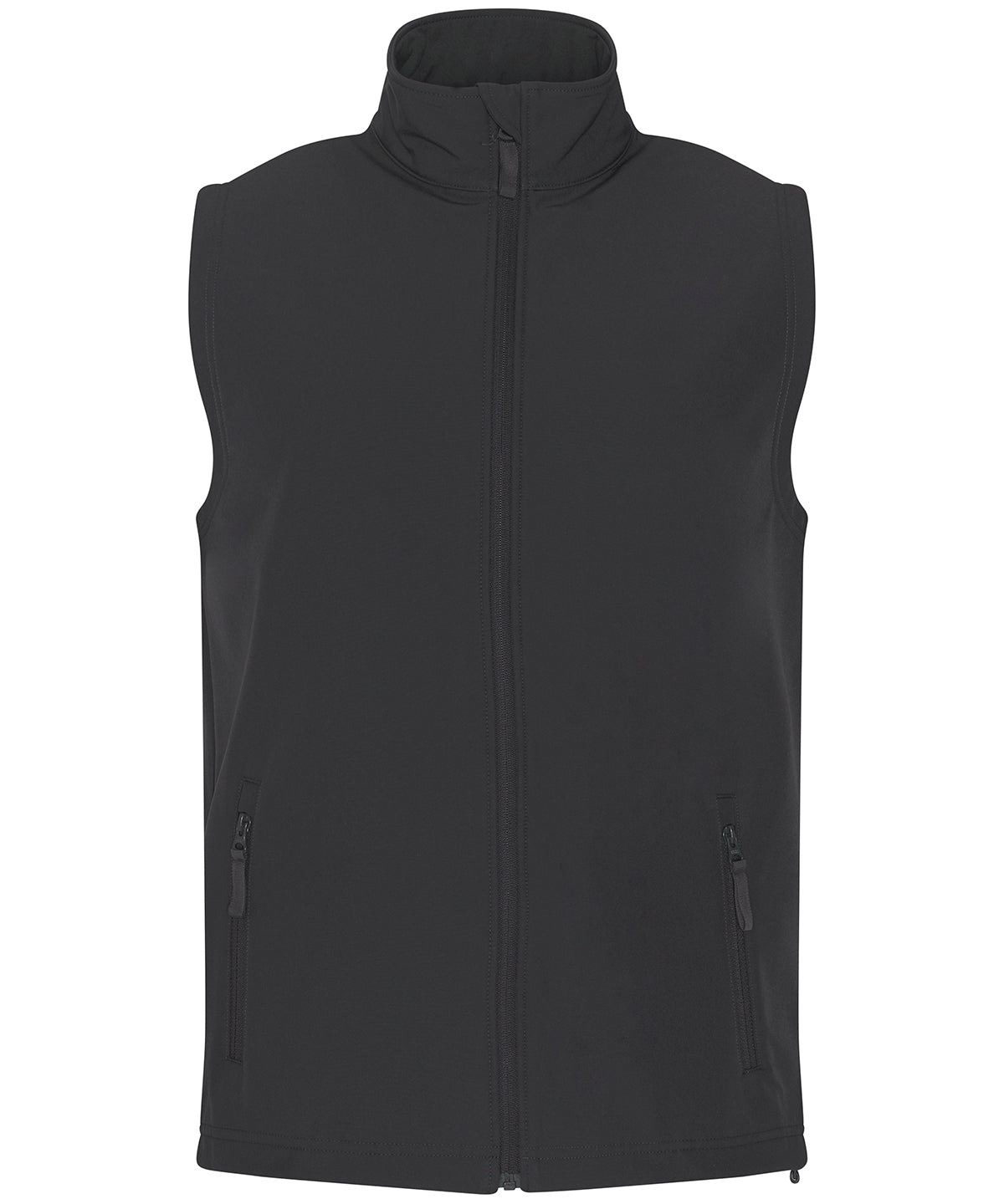 Windproof Softshell Gilet for Men Adjustable Hem Plus Sizes
