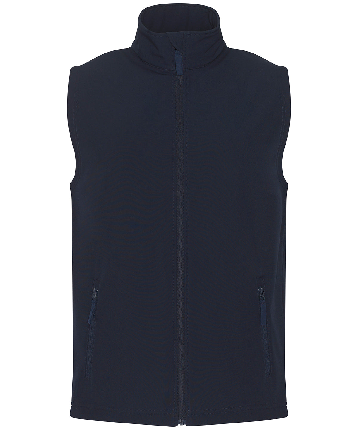 Windproof Softshell Gilet for Men Adjustable Hem Plus Sizes