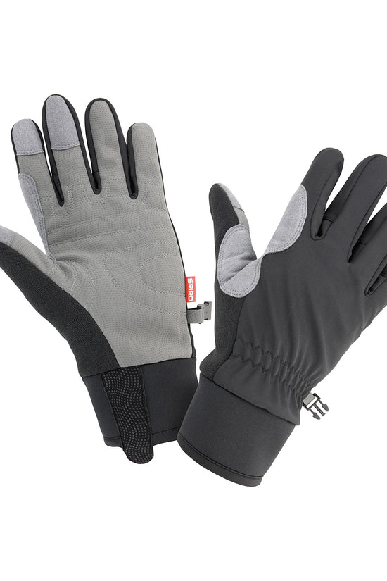 BlackGrey Spiro Long Cycling Gloves Enhanced Comfort and Grip