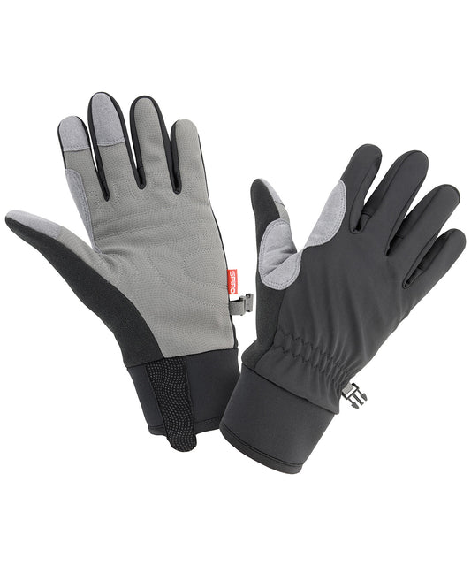 BlackGrey Spiro Long Cycling Gloves Enhanced Comfort and Grip