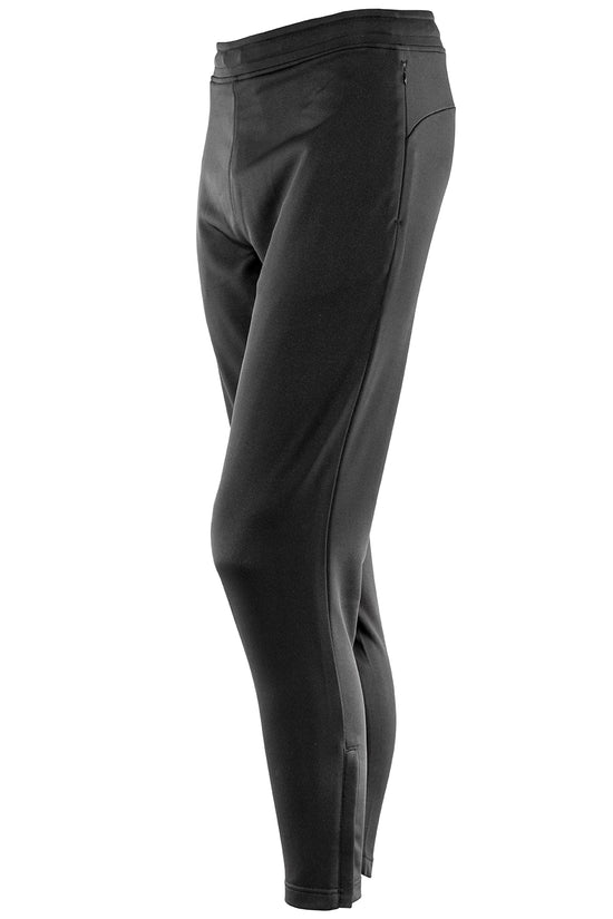 Black Slimfit Joggers with HeatTrapping Fabric and QuickDry Technology