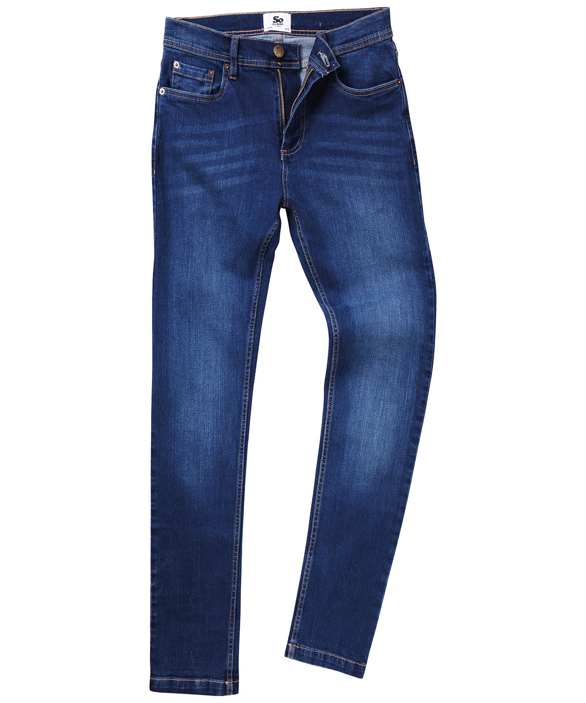 AWDis So Denim Max Slim Fit Stretch Jeans Trousers