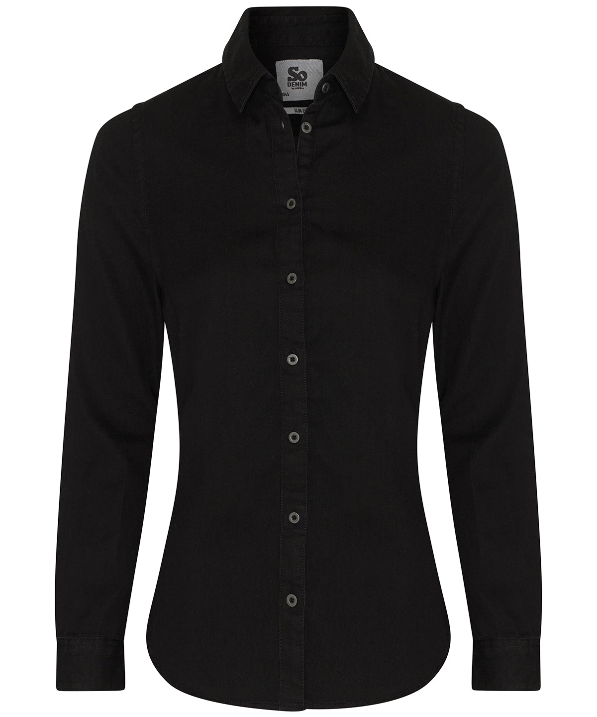 AWDis So Denim Lucy Denim Shirt for Women Classic Long Sleeve