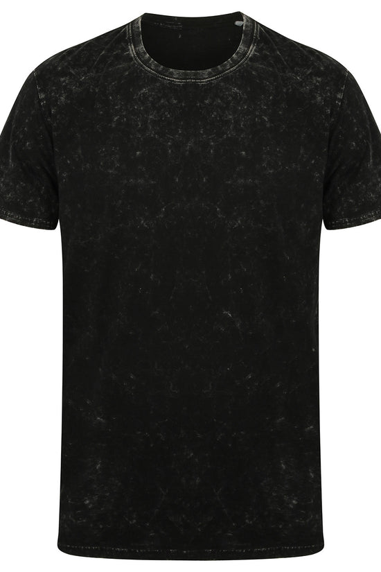 Vintage Washed Black Band TShirt Unisex Distressed Tee