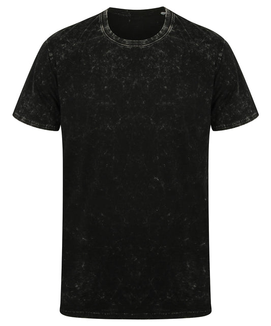 Vintage Washed Black Band TShirt Unisex Distressed Tee