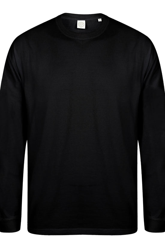 Black Oversized Unisex Slogan Top with Dropped Armhole