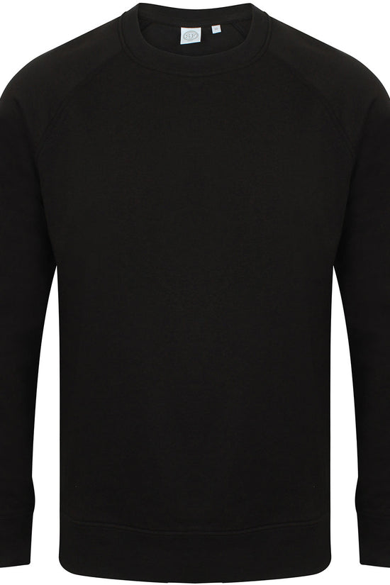 Classic Black Unisex Slim Fit Sweatshirt Stylish Comfortable