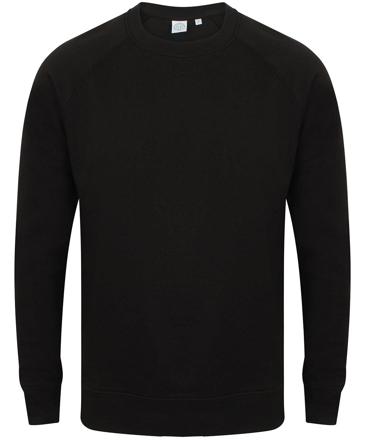 Classic Black Unisex Slim Fit Sweatshirt Stylish Comfortable