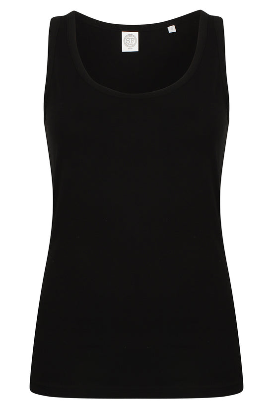 Womens Premium Feel Good Stretch Vest Black
