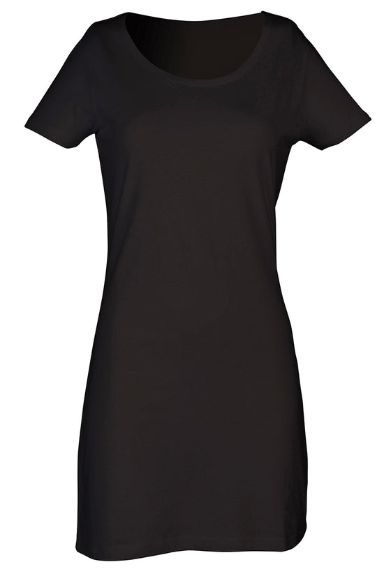 Versatile Black TShirt Dress Stylish and Comfortable