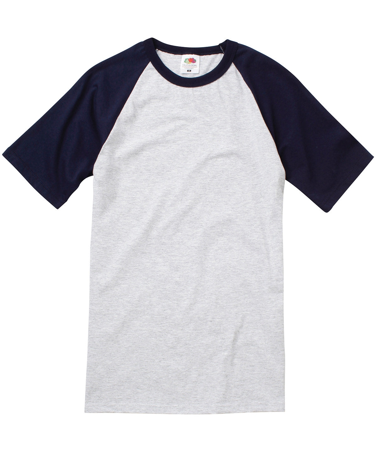 Fruit of the Loom Baseball TShirt with Contrast Sleeves