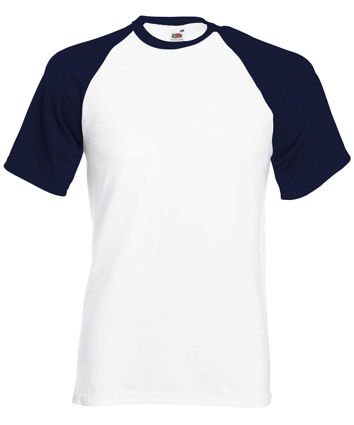 Fruit of the Loom Baseball TShirt with Contrast Sleeves
