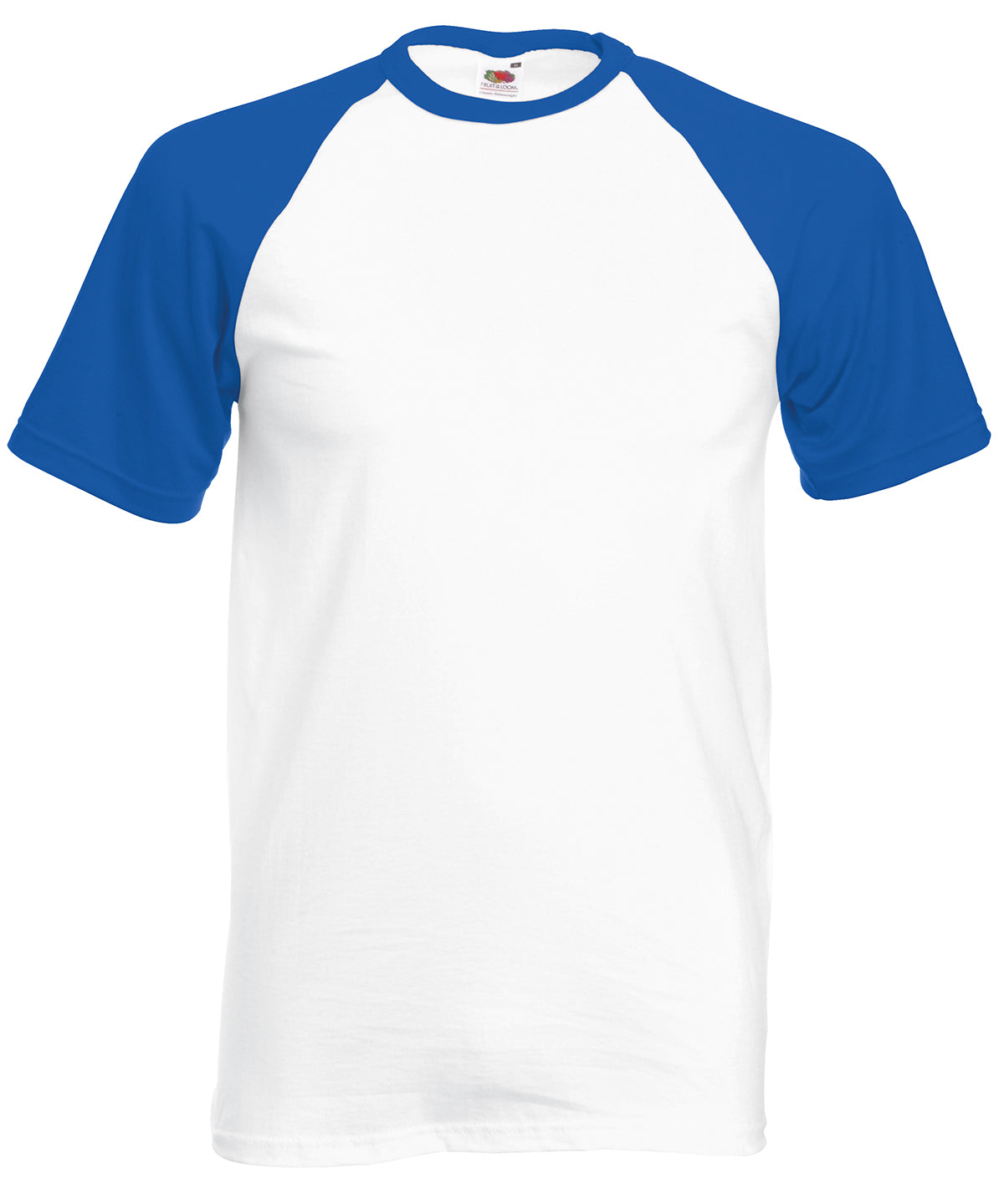 Fruit of the Loom Baseball TShirt with Contrast Sleeves