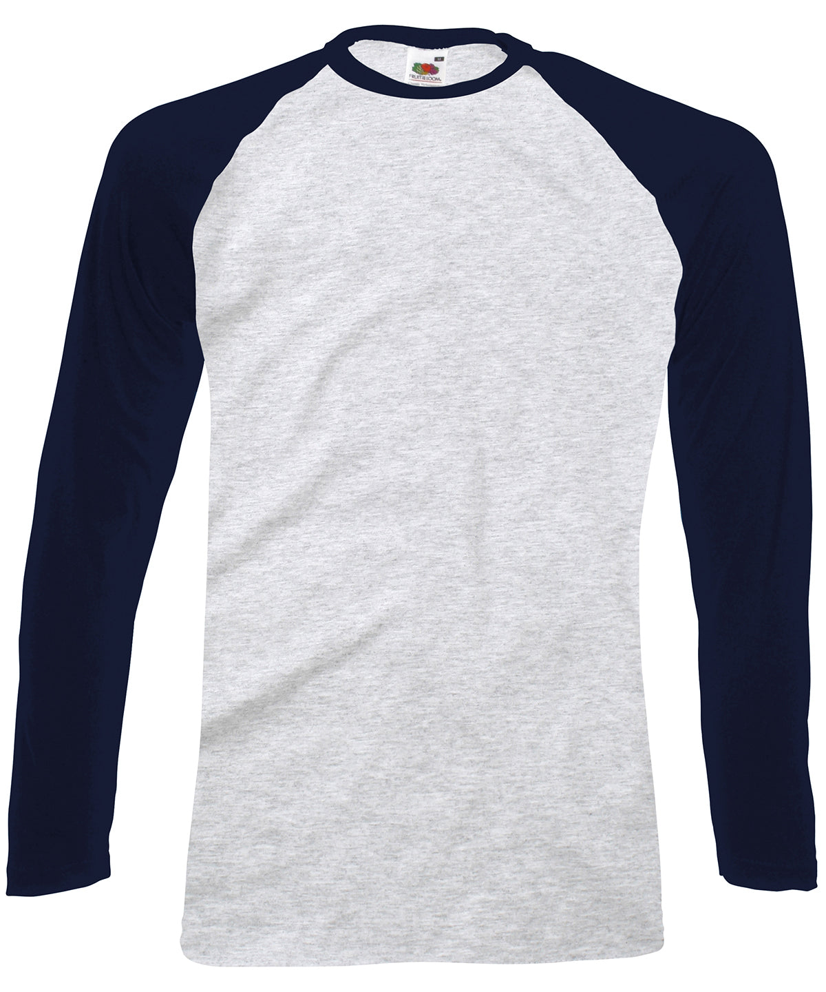 Mens Long Sleeve Baseball TShirt by Fruit of the Loom