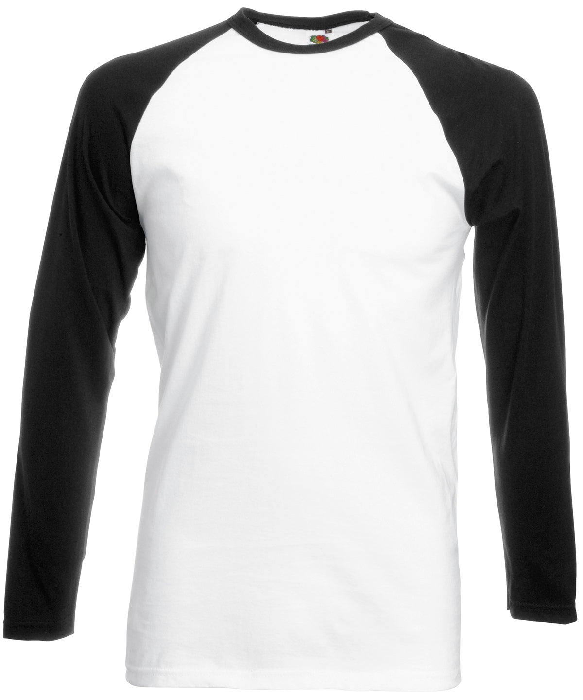 Mens Long Sleeve Baseball TShirt by Fruit of the Loom