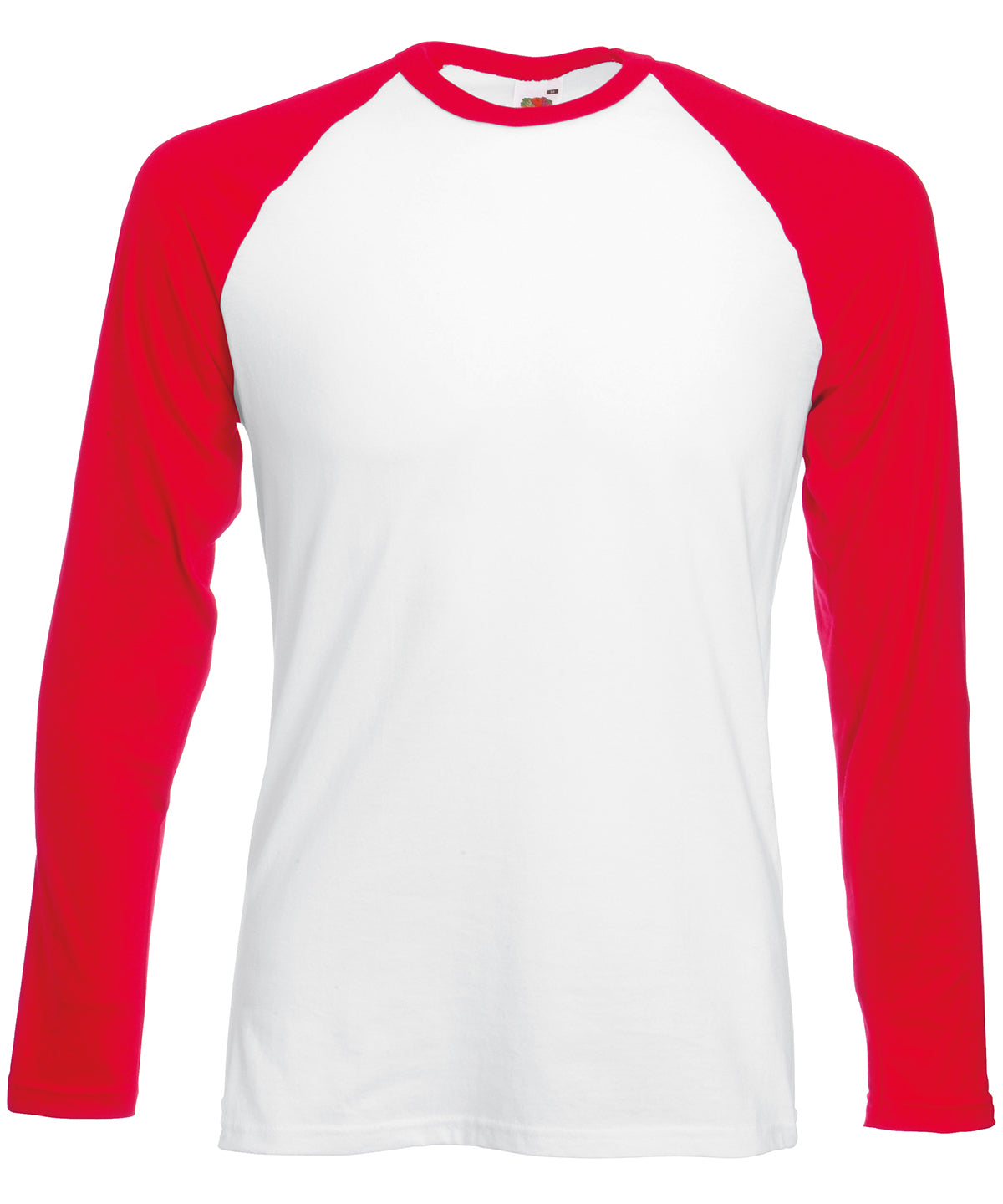 Mens Long Sleeve Baseball TShirt by Fruit of the Loom