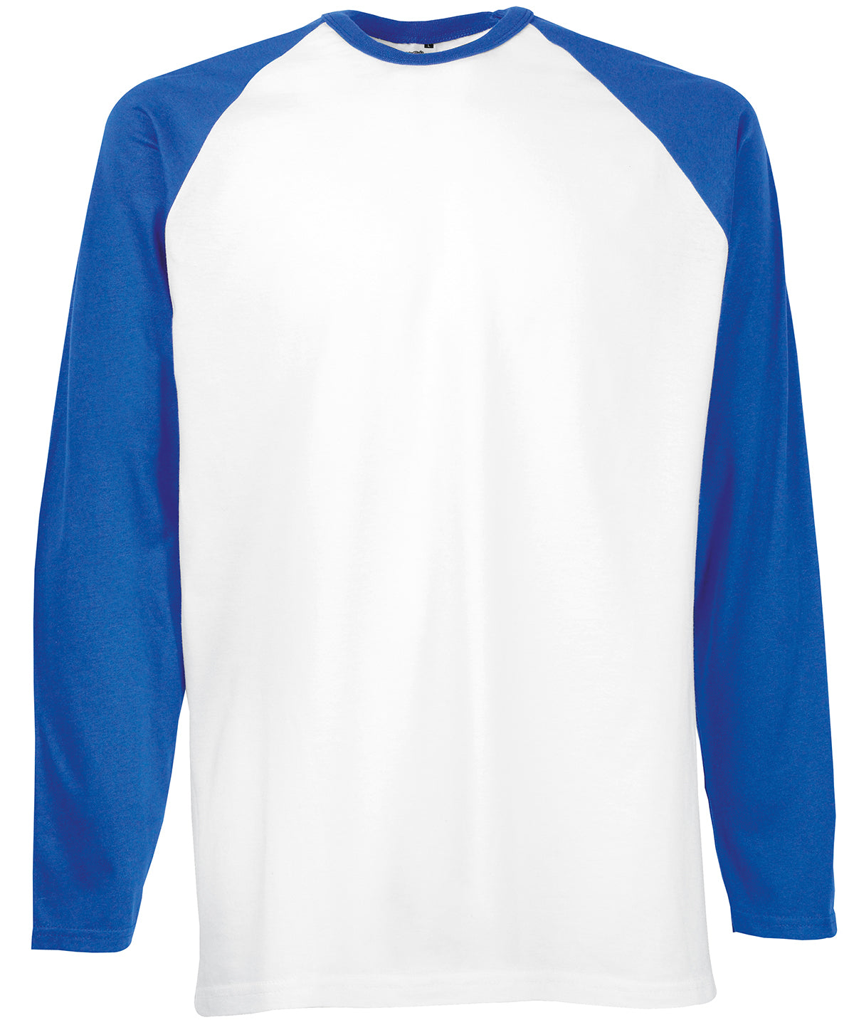 Mens Long Sleeve Baseball TShirt by Fruit of the Loom