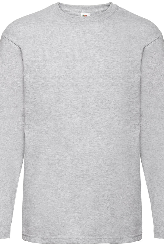 Fruit of the Loom Valueweight Long Sleeve TShirts for Men