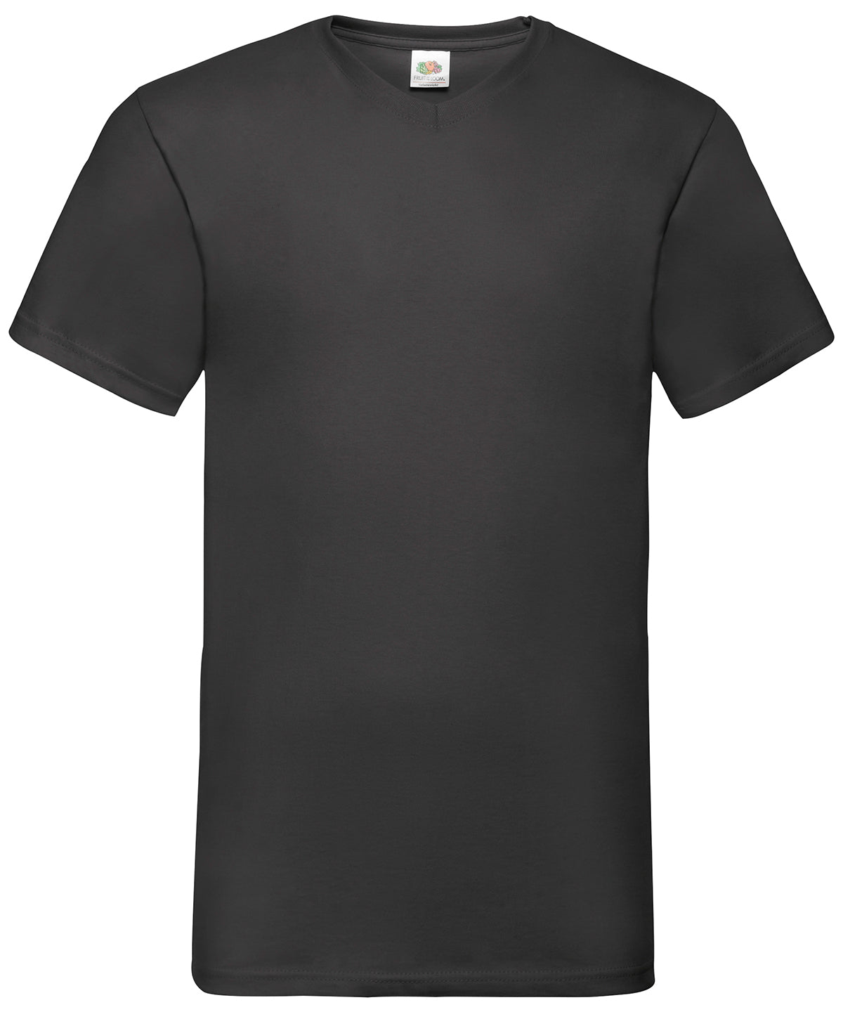 Mens Valueweight VNeck TShirts CottonLycra Rib Various Colors
